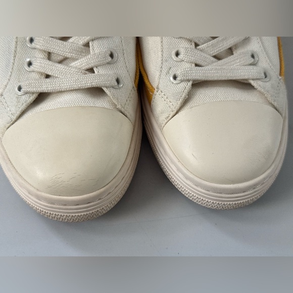 Tory Burch Yellow and Ivory Sneakers - Picture 7 of 12